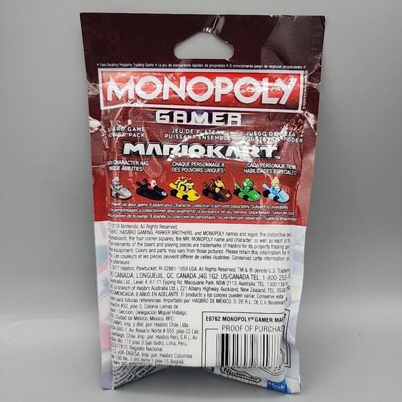 New Nintendo Monopoly Gamer Mario Kart Donkey Kong Power Pack Game Piece - Picture 2 of 8